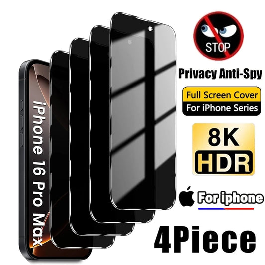 4Pcs anti-spy privacy screen protector